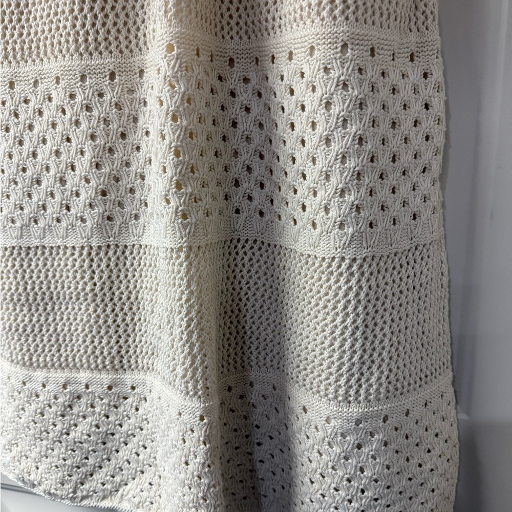 OLD NAVY cream crochet halter dress - Picture 8 of 8